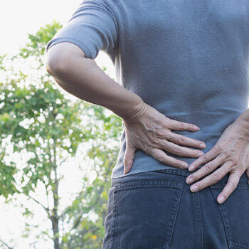 Woman with Low Back Pain in Clifton NJ