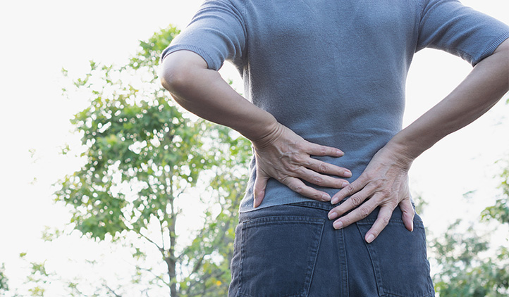 Woman with Low Back Pain in Clifton NJ